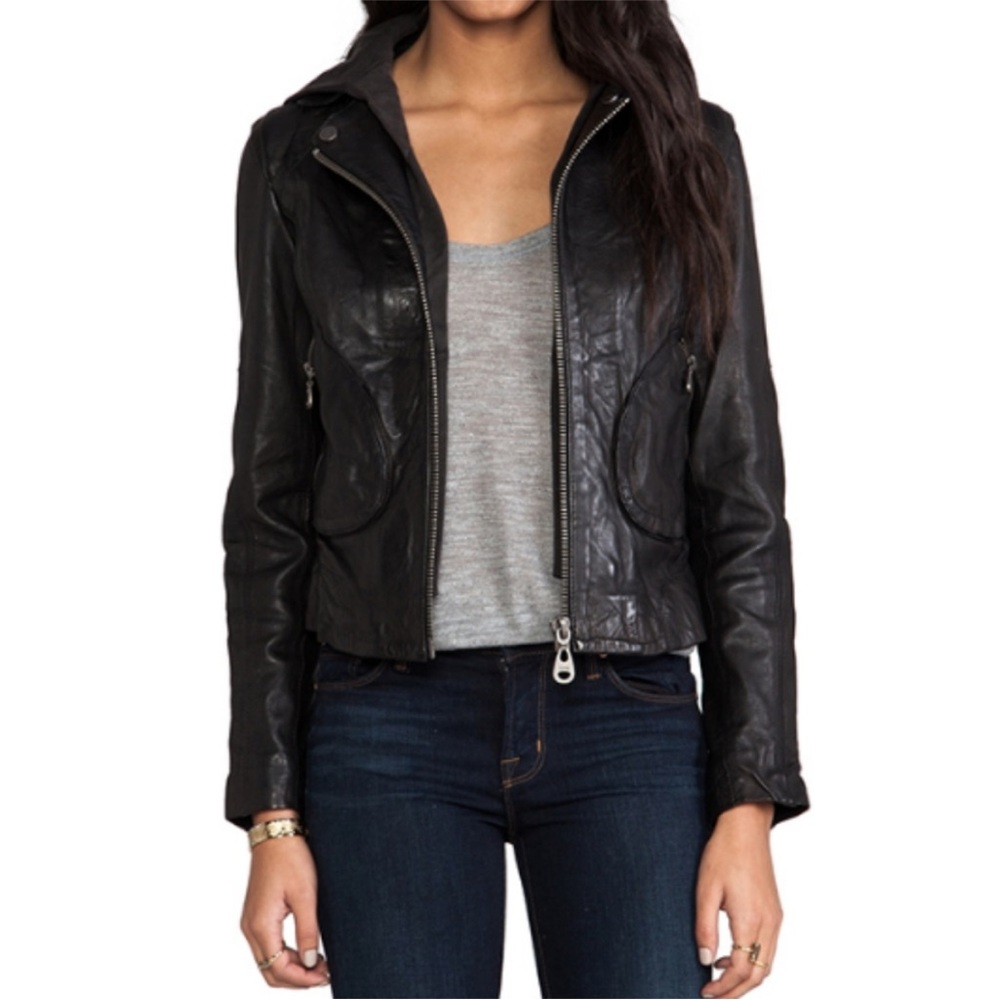 DOMA Leather Jacket S